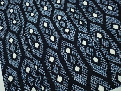 平和屋着物∴夏物 浴衣 有松鳴海絞り 幾何学文様 綿 逸品 CAAW1199ng