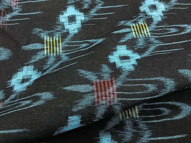 平和屋着物●久留米絣 単衣 流水文 綿 逸品 CAAW1214xi