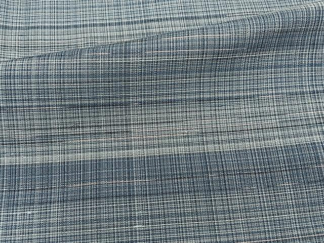 平和屋着物▽上質な紬　単衣　霞文　正絹　逸品　CAAW1218xi