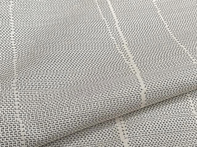 平和屋着物▽上質な紬 単衣 縞 正絹 逸品 CAAW1219xi