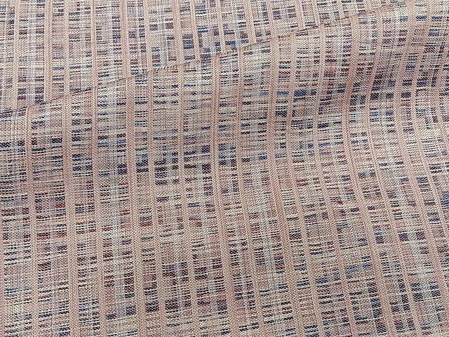 平和屋着物▽上質な紬 単衣 格子柄 正絹 逸品 CAAW1222xi