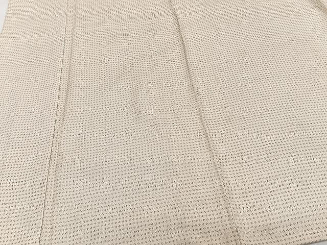 平和屋着物▽上質な紬 単衣 幾何学文 正絹 逸品 CAAW1233xi