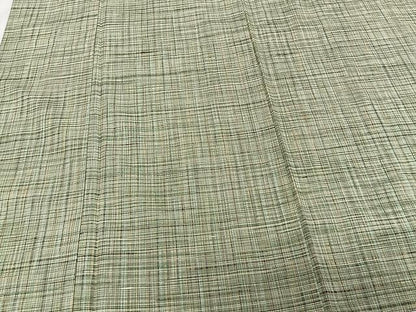 平和屋着物▽上質な紬 単衣 霞文 正絹 逸品 CAAW1248xi