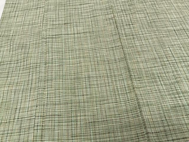 平和屋着物▽上質な紬 単衣 霞文 正絹 逸品 CAAW1248xi
