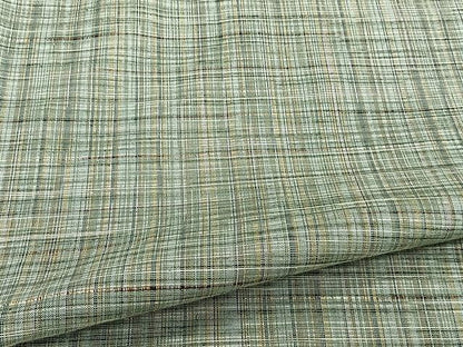 平和屋着物▽上質な紬 単衣 霞文 正絹 逸品 CAAW1248xi