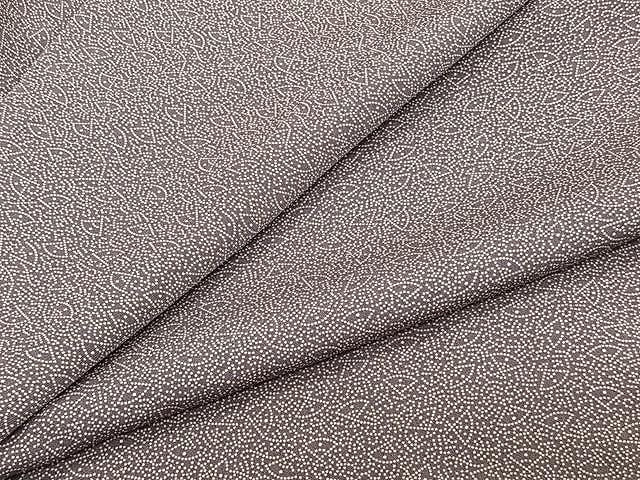 平和屋着物▽江戸小紋 単衣 舞扇文 正絹 逸品 CAAW1251xi