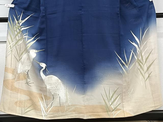 平和屋着物▽訪問着 単衣 刺繍 鷺沼 金彩 正絹 逸品 CAAW1256xi