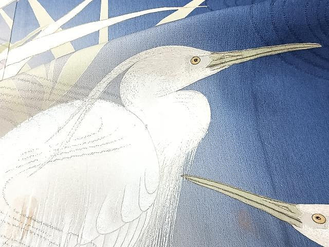 平和屋着物▽訪問着 単衣 刺繍 鷺沼 金彩 正絹 逸品 CAAW1256xi