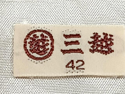 平和屋着物▽上質な小紋 単衣 蛍暈し 金彩 三越扱い 正絹 逸品 CAAW1264xi