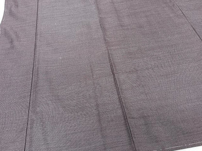 平和屋着物▽上質な紬 単衣 十字絣 正絹 逸品 未使用 CAAW1266xi