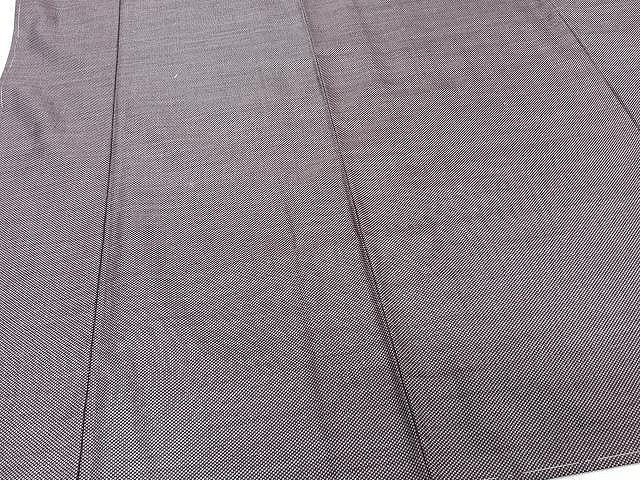 平和屋着物▽上質な紬 単衣 十字絣 正絹 逸品 未使用 CAAW1266xi