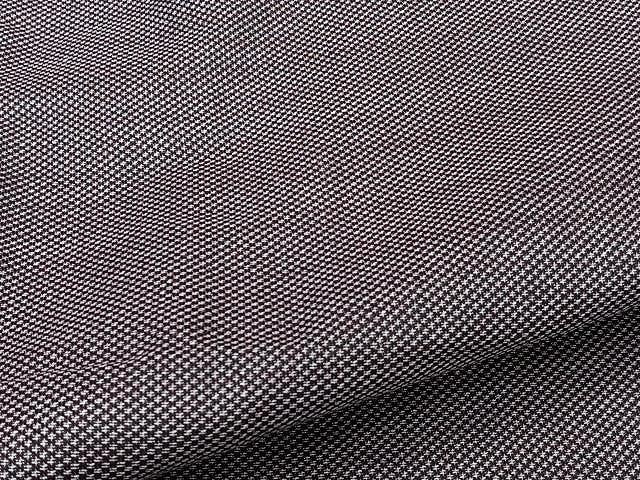 平和屋着物▽上質な紬 単衣 十字絣 正絹 逸品 未使用 CAAW1266xi