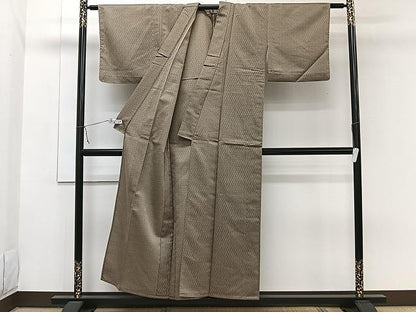 平和屋着物▽小紋 単衣 幾何学文 CAAW1334xi