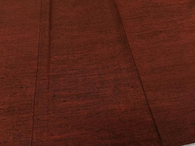 平和屋着物▽上質な紬 単衣 霞文 正絹 逸品 CAAW1341xi