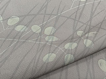 平和屋着物▽訪問着　単衣　刺繍　秋草文　正絹　逸品　CAAW1345xi