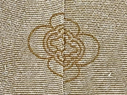 平和屋着物▽中国三大刺繍 スワトウ刺繍 訪問着 単衣 駒刺繍 流水雪輪花文 暈し染め 金彩 正絹 逸品 CAAW1360xi