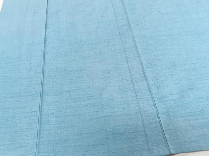 平和屋着物▽上質な紬　単衣　霞文　正絹　逸品　CAAW1361xi