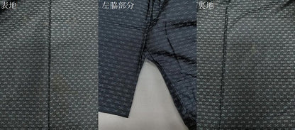 平和屋着物▽男性 紬 単衣 幾何学文 正絹 逸品 CAAW1366xi