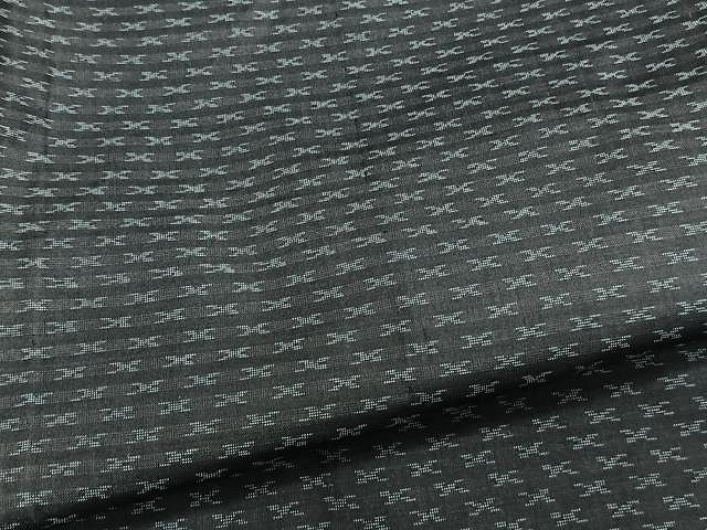 平和屋着物▽男性 紬 単衣 幾何学文 正絹 逸品 CAAW1366xi