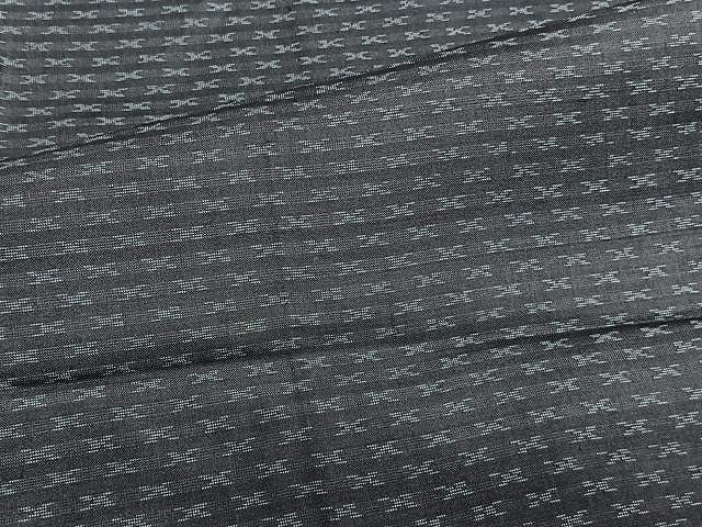 平和屋着物▽男性 紬 単衣 幾何学文 正絹 逸品 CAAW1366xi