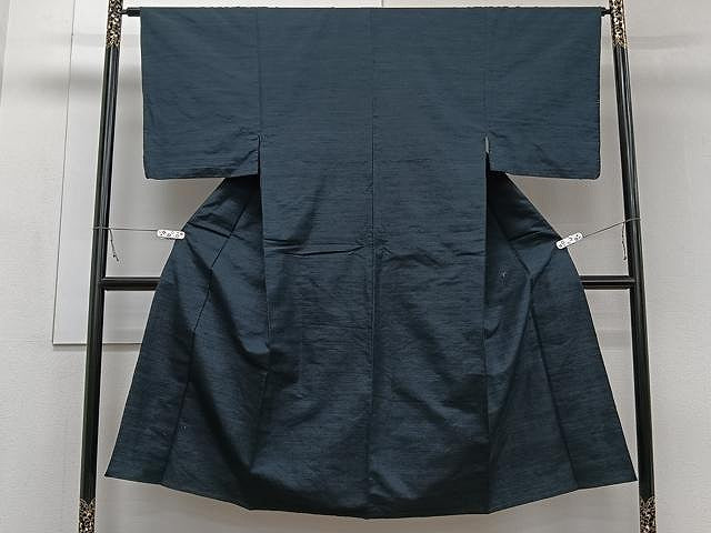 平和屋着物▽男性 紬 単衣 褐返色 正絹 逸品 未使用 CAAW1367xi