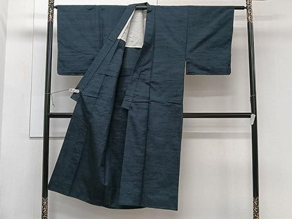 平和屋着物▽男性 紬 単衣 褐返色 正絹 逸品 未使用 CAAW1367xi