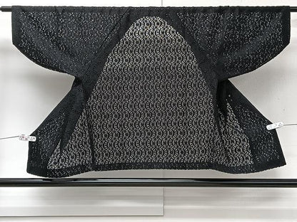 平和屋着物▽スリーシーズン 春夏秋 塵除け 道中着 総レース 暗黒色 CAAW1373xi