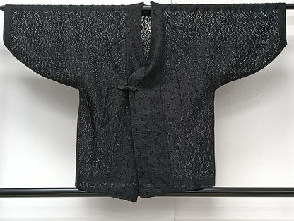 平和屋着物▽スリーシーズン 春夏秋 塵除け 道中着 総レース 暗黒色 CAAW1373xi