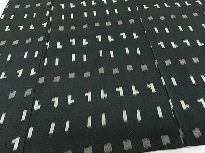 平和屋着物▽上質なお召 単衣 抽象文 正絹 逸品 CAAW1377xi