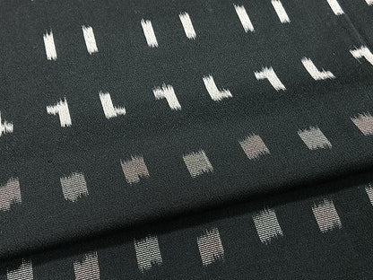 平和屋着物▽上質なお召 単衣 抽象文 正絹 逸品 CAAW1377xi