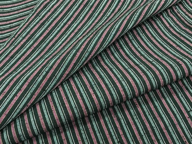 平和屋着物▽小紋 単衣 縞 CAAW1388xi