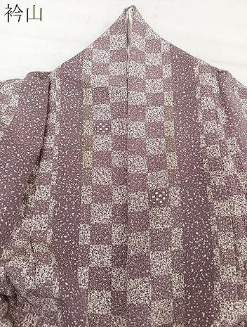 平和屋着物▽上質な小紋　単衣　縞　正絹　逸品　CAAW1389xi