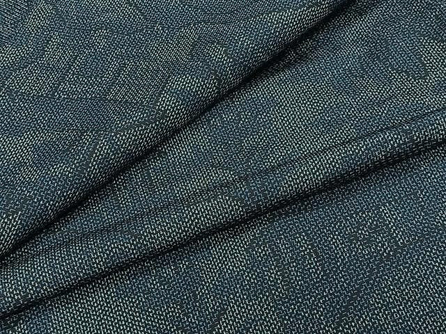 平和屋着物▽上質な紬 単衣 風景文 正絹 逸品 CAAW1395xi