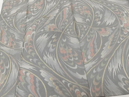 平和屋着物▽上質な紬 単衣 抽象文 正絹 逸品 未使用 CAAW1543xi