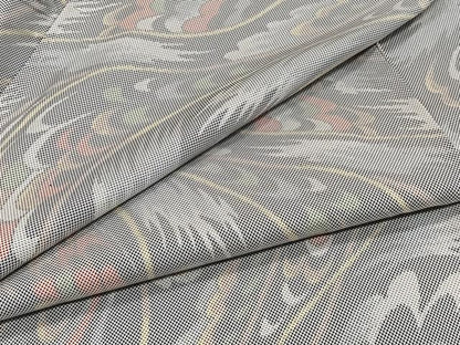 平和屋着物▽上質な紬 単衣 抽象文 正絹 逸品 未使用 CAAW1543xi