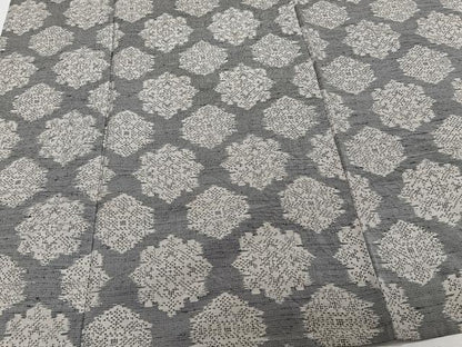 平和屋着物▽上質な紬 単衣 舞花文 正絹 逸品 CAAW1546xi