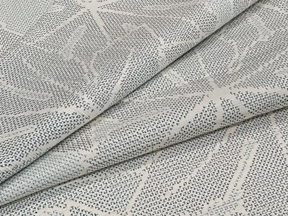 平和屋着物▽上質な紬　単衣　舞葉文　正絹　逸品　CAAW1550xi