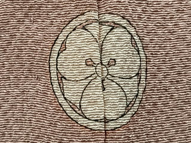 平和屋着物▽ファッションデザイナー 花井幸子 色無地 単衣 水柿色 正絹 逸品 CAAW1558xi