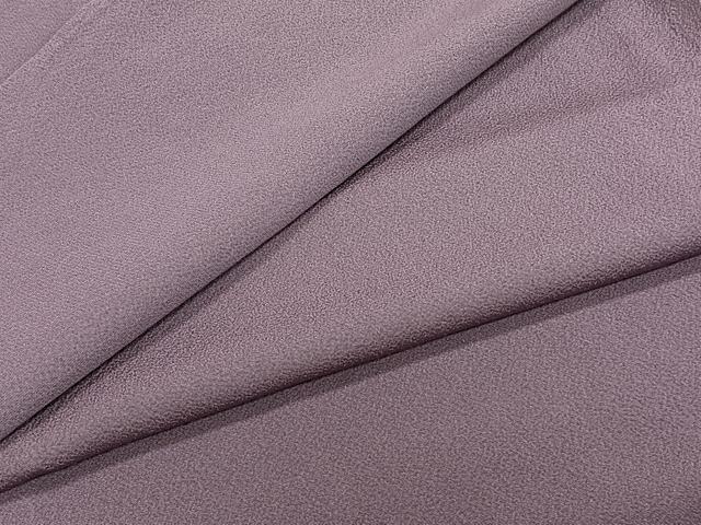 平和屋着物▽上質な色無地 単衣 滅紫色 正絹 逸品 CAAW1563xi