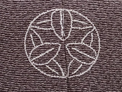 平和屋着物▽上質な色無地 単衣 滅紫色 正絹 逸品 CAAW1563xi