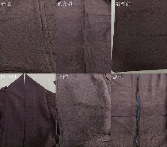 平和屋着物▽中国三大刺繍 スワトウ刺繍 総刺繍 訪問着 単衣 鏡浦花鳥文 似せ紫色 正絹 逸品 CAAW1571xi