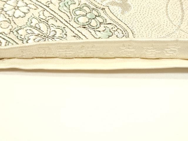 平和屋着物▼六通柄袋帯　唐織　天平華紋に菊唐草　金銀糸　正絹　逸品　CAAW1618ak