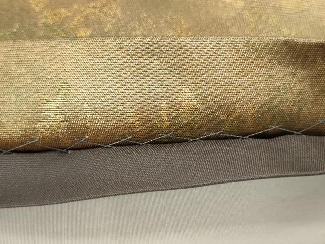 平和屋着物▼六通柄袋帯 唐織 美しき憧れ 金糸 引箔 正絹 逸品 CAAW1784ak