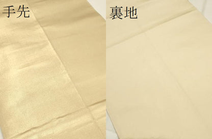平和屋着物▼太鼓柄袋帯 唐織 孔雀文 金銀糸 引箔 正絹 逸品 CAAW1800ak