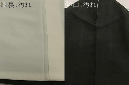 平和屋着物■豪華黒留袖　駒刺繍　地紙梅松文　金彩　正絹　逸品　CAAW2017ua