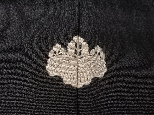 平和屋着物■豪華黒留袖 駒刺繍 飛鶴立波文 暈し染め 金彩 正絹 逸品 CAAW2273ua