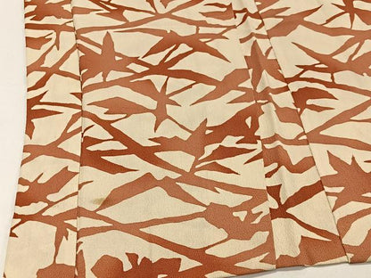 平和屋着物■羽織 草葉シルエット 正絹 逸品 CAAW2360ua