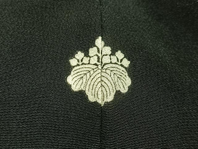 平和屋着物■豪華黒留袖　刺繍　花鳥文　金彩　正絹　逸品　CAAW2376ua