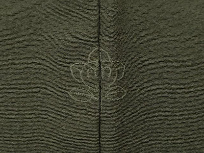 平和屋着物▽訪問着 単衣 枝花文 金銀彩 鈴乃屋扱い 正絹 逸品 CAAW2801ut