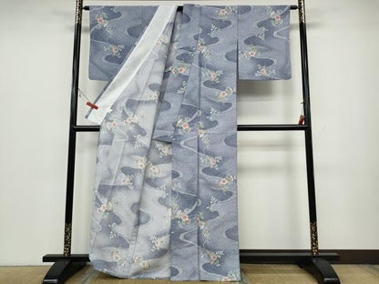 平和屋着物▽小紋　単衣　辻が花　洗える着物　CAAW2805ut